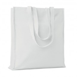 Sacosa bumbac 140 gmp cu pliu burduf PORTOBELLO - MO9596-06, White