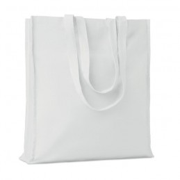 Sacosa bumbac 140 gmp cu pliu burduf PORTOBELLO - MO9596-06, White