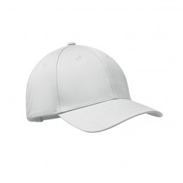 Sapca 6 panele bumbac 280 gmp twill cu catarama BAHAMAS MO2347 Alb