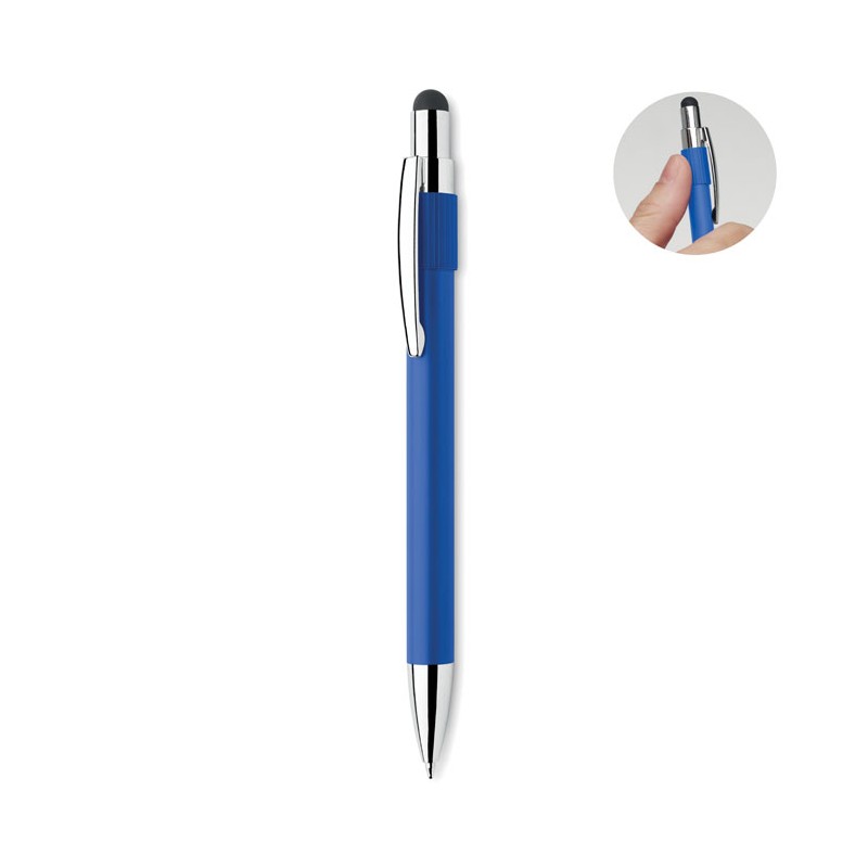 Pix metalic cu touch si mecanism spinner EDD MO2488 Albastru Royal Pix metalic cu touch si mecanism spinner EDD MO2488 Albastru Royal