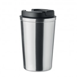 Cana termoizolanta 350 ml cu perete dublu BRACE MO6276 Argintiu - Dull silver