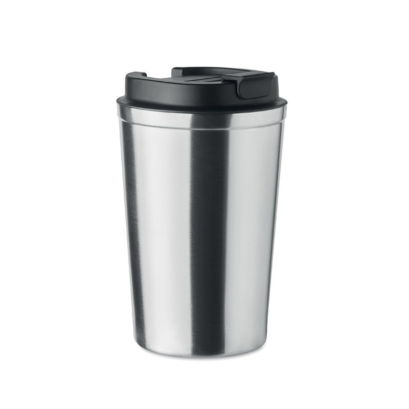 Cana termoizolanta 350 ml cu perete dublu BRACE MO6276 Argintiu - Dull silver Cana termoizolanta 350 ml cu perete dublu BRACE MO6276 Argintiu - Dull silver