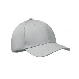 Sapca 6 panele bumbac 280 gmp twill cu catarama BAHAMAS MO2347 gri - Argintiu