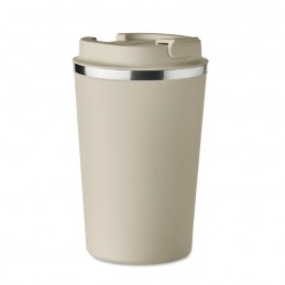 Cana termoizolanta 350 ml cu perete dublu BRACE MO6276 Crem  Beige