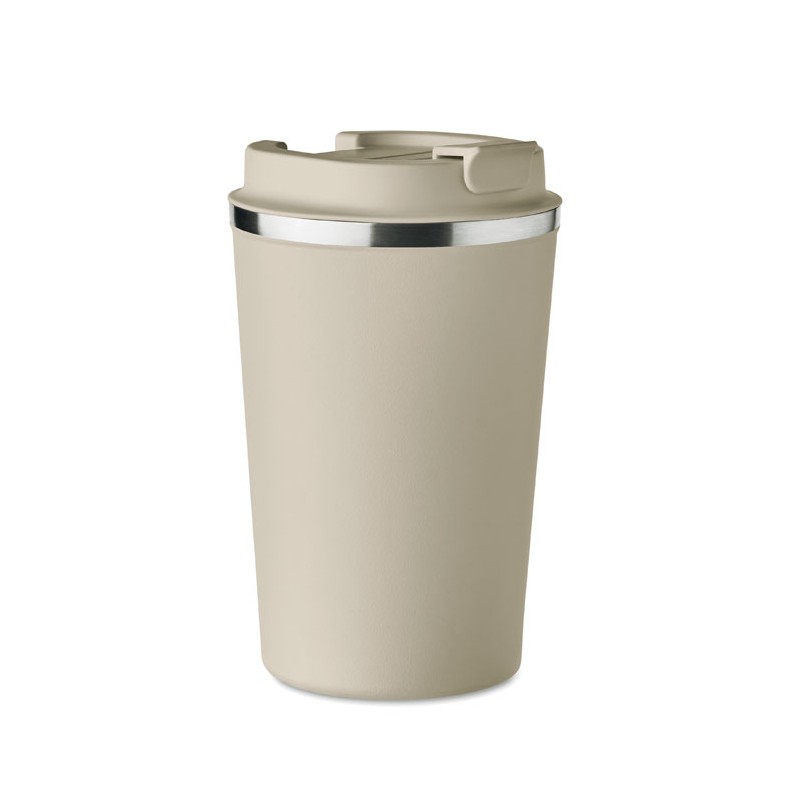 Cana termoizolanta 350 ml cu perete dublu BRACE MO6276 Crem Beige Cana termoizolanta 350 ml cu perete dublu BRACE MO6276 Crem Beige