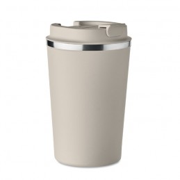 Cana termoizolanta 350 ml cu perete dublu BRACE MO6276 Crem  Beige