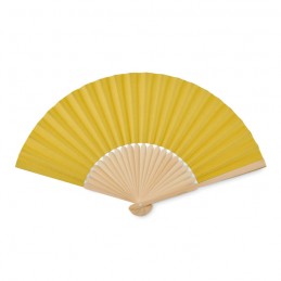 Evantai cu maner bambus  FANNY PAPER MO6828 Galben - Yellow