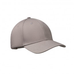 Sapca 6 panele bumbac 280 gmp twill cu catarama BAHAMAS MO2347 Gri