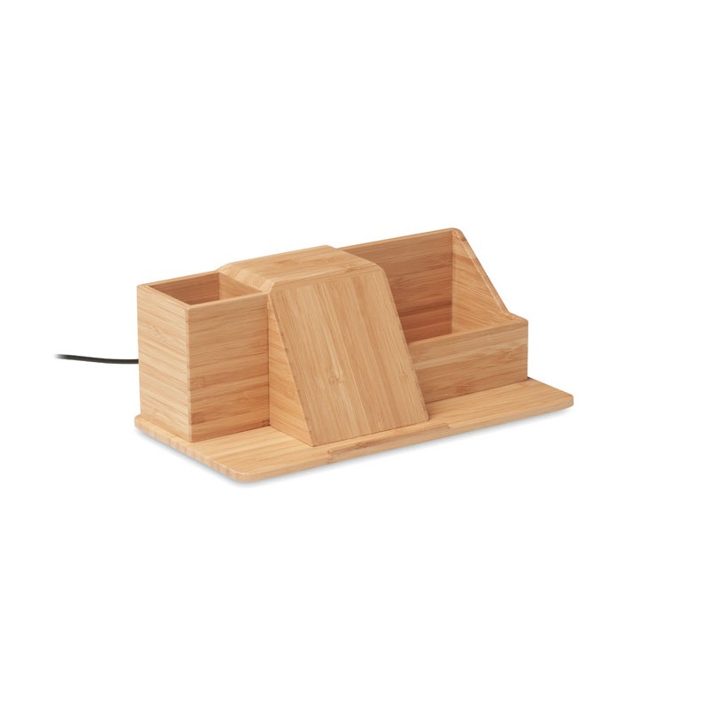 Incarcator wireless 10W si suport birou GROOVY MO6345-40 Natural Wood Incarcator wireless 10W si suport birou GROOVY MO6345-40 Natural Wood
