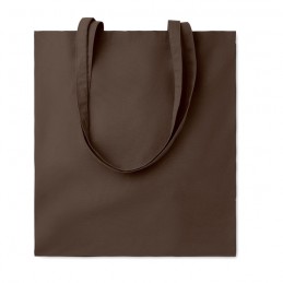 Sacosa bumbac 140 gmp COTTONEL COLOUR + MO9268 - Maro foarte inchis