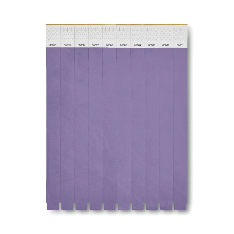 Bratara pentru evenimente - Set 10 buc Tyvek® MO8942 Mov - Violet Bratara pentru evenimente - Set 10 buc Tyvek® MO8942 Mov - Violet