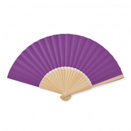 Evantai cu maner bambus  FANNY PAPER MO6828 Mov Violet