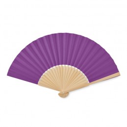 Evantai cu maner bambus  FANNY PAPER MO6828 Mov Violet