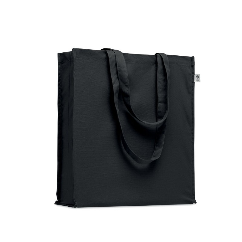 Sacosa bumbac organic 220g cu burduf BENTE COLOUR MO2197 Negru - - Black Sacosa bumbac organic 220g cu burduf BENTE COLOUR MO2197 Negru - - Black