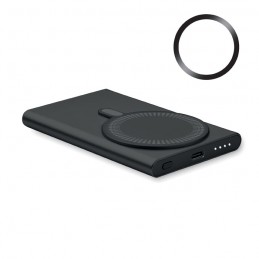 Powerbank 5000 mAh cu incarcare wireless 15 W  Titan PAWTT - MO2442 negru