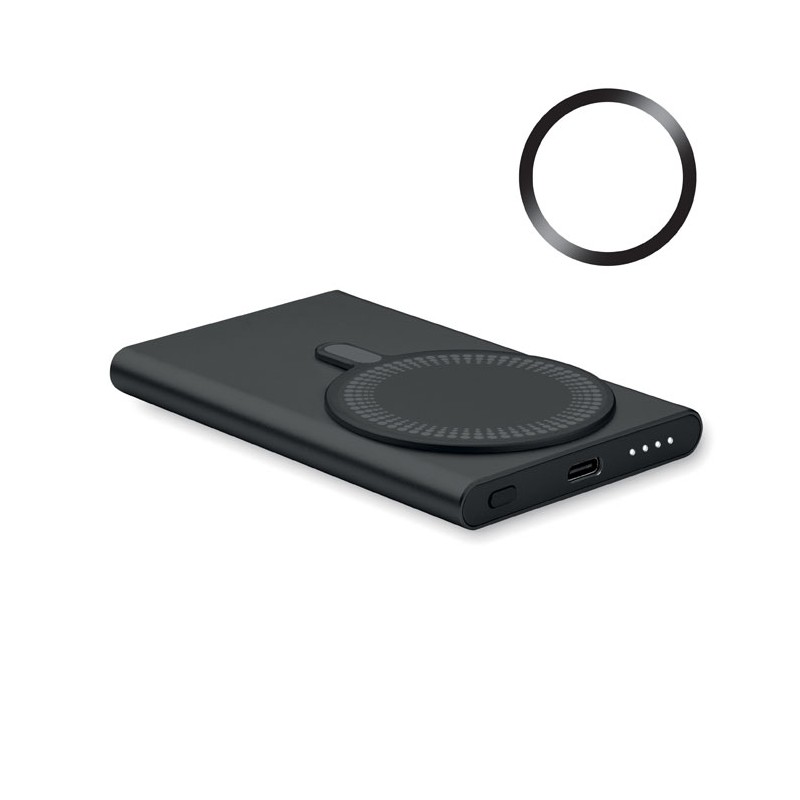 Powerbank 5000 mAh cu incarcare wireless 15 W Titan PAWTT - MO2442 negru Powerbank 5000 mAh cu incarcare wireless 15 W Titan PAWTT - MO2442 negru
