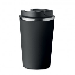Cana termoizolanta 350 ml cu perete dublu BRACE MO6276 Negru - Black