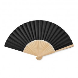 Evantai cu maner bambus  FANNY PAPER MO6828 Negru - Black