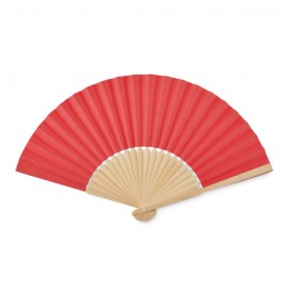 Evantai cu maner bambus  FANNY PAPER MO6828 Rosu - Red