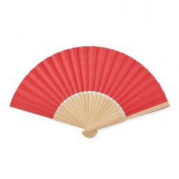 Evantai cu maner bambus  FANNY PAPER MO6828 Rosu - Red