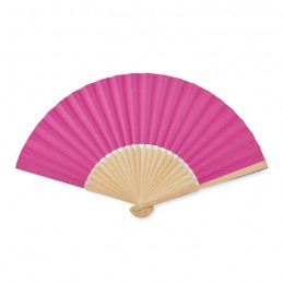 Evantai cu maner bambus  FANNY PAPER MO6828 Roz - Fuchsia