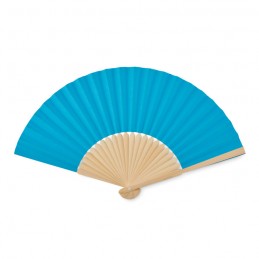 Evantai cu maner bambus  FANNY PAPER MO6828 Turcoaz -  Turquoise