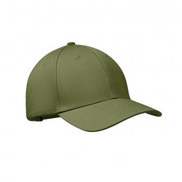 Sapca 6 panele bumbac 280 gmp twill cu catarama BAHAMAS MO2347 Verde Militar
