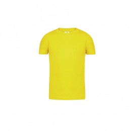 Tricou 150 gmp bumbac copii  Kids White T-Shirt "keya". YC150. YELLOW