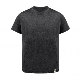 Tricou 150 gmp bumbac reciclat si RPET copii Kids T-Shirt. Bandul. BLACK