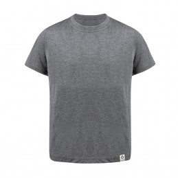 Tricou 150 gmp bumbac reciclat si RPET copii Kids T-Shirt. Bandul. GREY