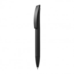 Pix siliconat cu clips metalic negru- BRESCIA 0099 negru
