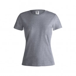 Tricou 150 gmp bumbac dama Women White T-Shirt "keya". WCS150. GREY
