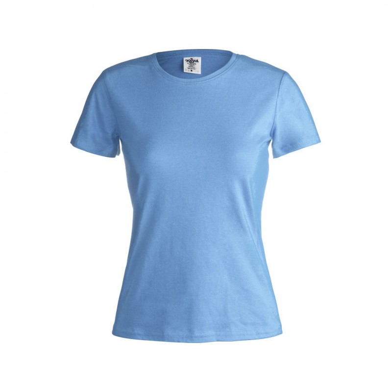 Tricou 150 gmp bumbac dama Women White T-Shirt "keya". WCS150. LIGHT BLUE Tricou 150 gmp bumbac dama Women White T-Shirt "keya". WCS150. LIGHT BLUE