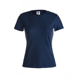 Tricou 150 gmp bumbac dama Women White T-Shirt "keya". WCS150. NAVY BLUE