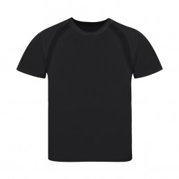 Tricou 135 gmp tehnic copii Kids T-Shirt. Tecnic Sappor. BLACK