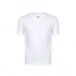 Tricou bumbac 140 gmp copii Kids White T-Shirt. Iconic. WHITE