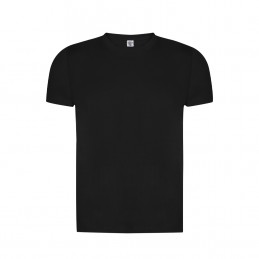 Tricou 150 gmp bumbac organic Adult T-Shirt "keya". Organic Color. BLACK