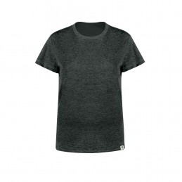 Tricou 150 gmp bumbac reciclat si RPET dama Women T-Shirt. Bandul. GREY
