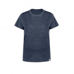 Tricou 150 gmp bumbac reciclat si RPET dama Women T-Shirt. Bandul. NAVY BLUE