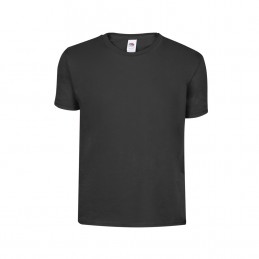 Tricou bumbac 150 gmp copii Kids Colour T-Shirt. Iconic. BLACK