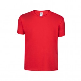 Tricou bumbac 150 gmp copii Kids Colour T-Shirt. Iconic. RED