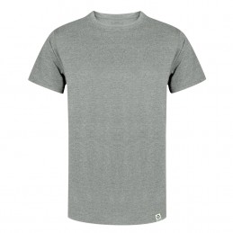 Tricou 150 gmp bumbac reciclat si RPET . Bandul. GREY