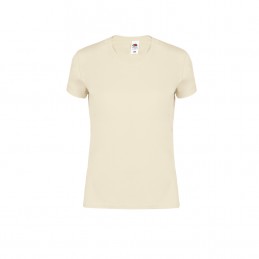Tricou bumbac 140 gmp dama Women Colour T-Shirt. Iconic. NATURAL