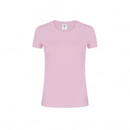 Tricou 180 gmp bumbac dama Women White T-Shirt "keya". WCS180. PINK