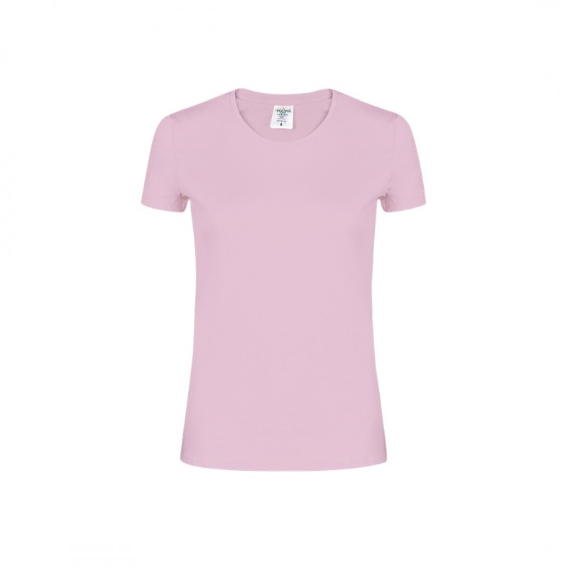 Tricou 180 gmp bumbac dama Women White T-Shirt "keya". WCS180. PINK Tricou 180 gmp bumbac dama Women White T-Shirt "keya". WCS180. PINK