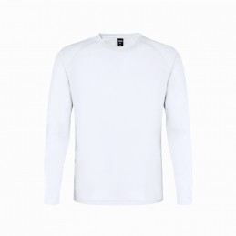 Tricou 135 gmp tehnic cu maneca lunga Adult T-Shirt. Tecnik Maik. WHITE