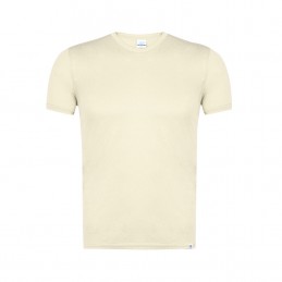 Tricou 135 gmp material reciclat  Adult T-Shirt. Rits. NATURAL