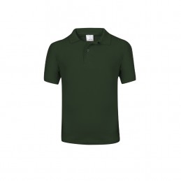 Tricou Polo 180 gmp bumbac copii Kids White Polo Shirt "keya". YPS180. BOTTLE GREEN