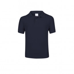 Tricou Polo 180 gmp bumbac copii Kids White Polo Shirt "keya". YPS180. DARK BLUE