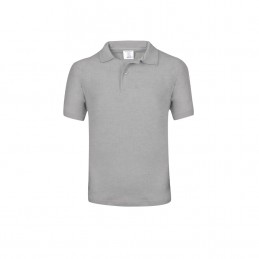 Tricou Polo 180 gmp bumbac copii Kids White Polo Shirt "keya". YPS180. GREY